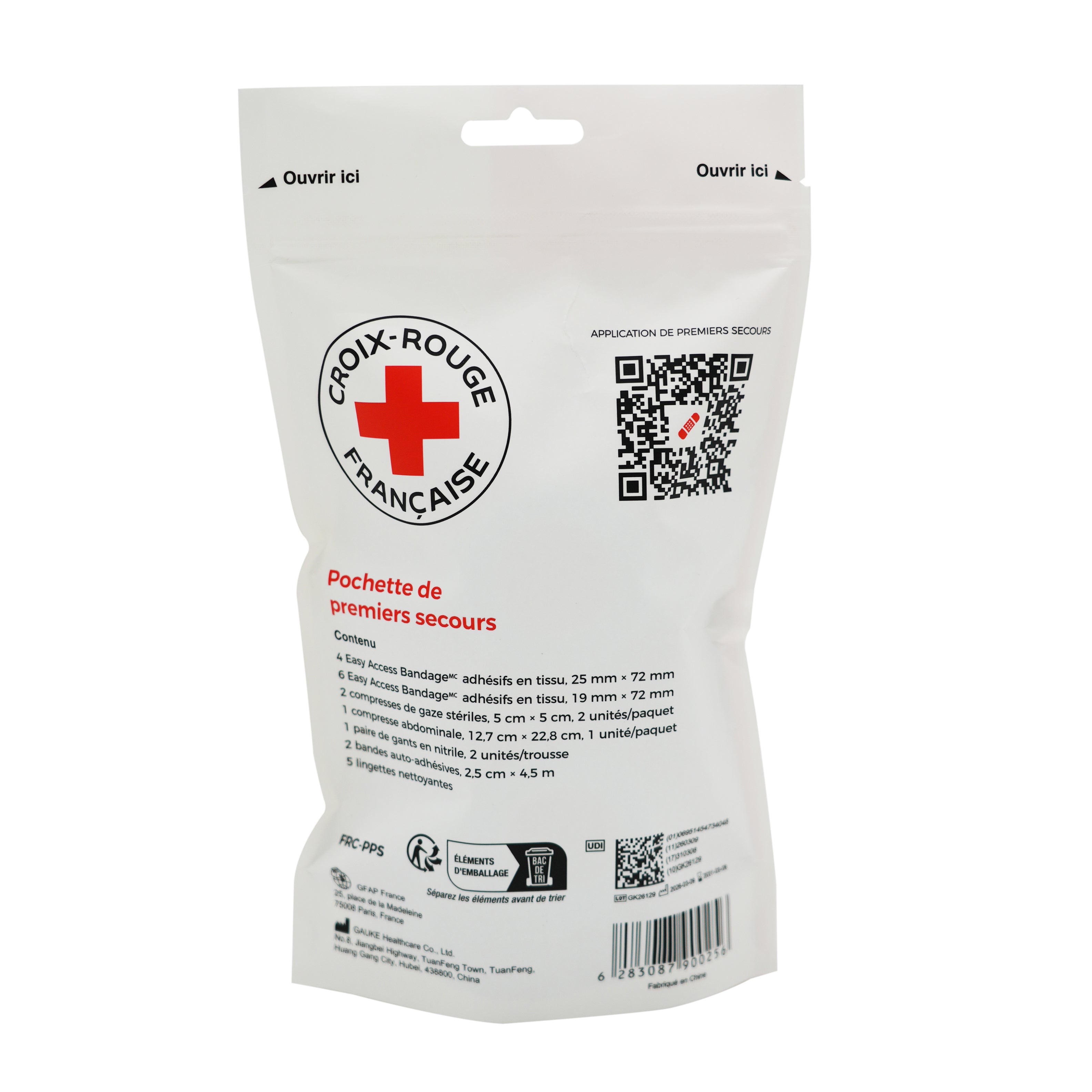 Pochette de premiers secours